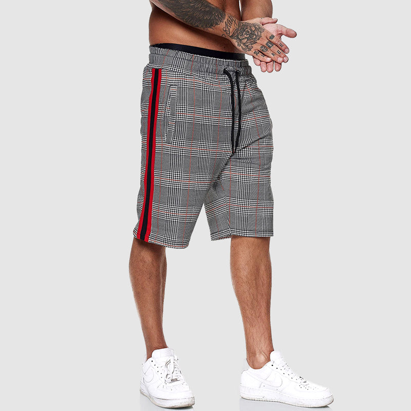 Parker | Relaxed Fit Plaid Drawstring Shorts