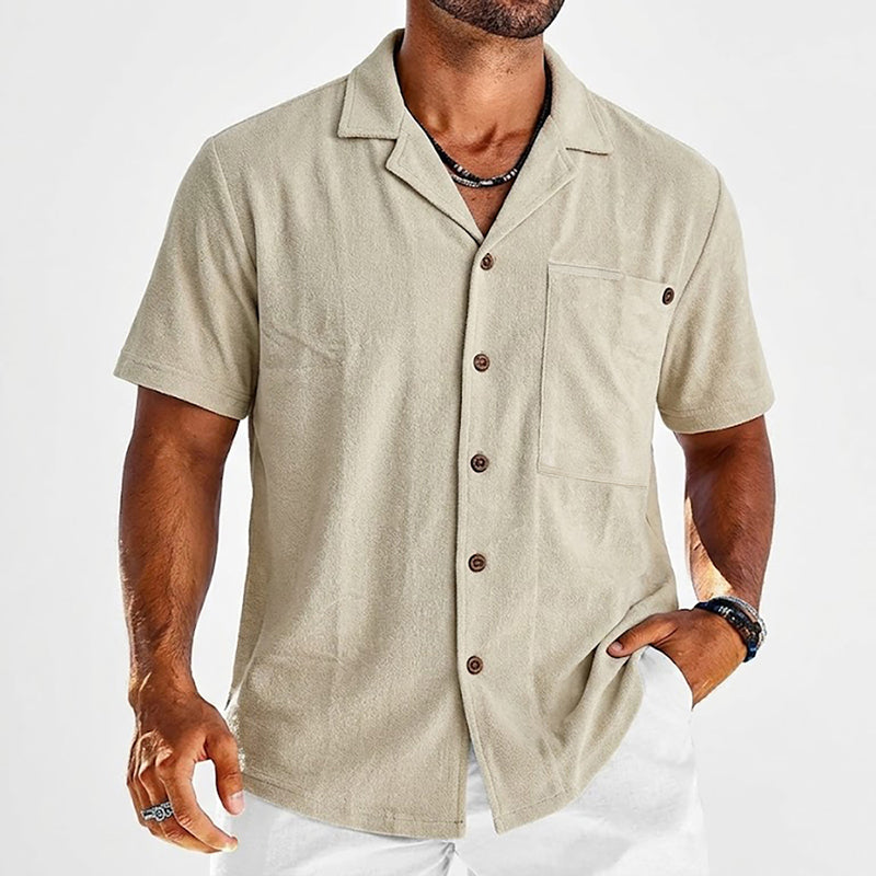 Philip | Linen Short Sleeve Resort Shirt