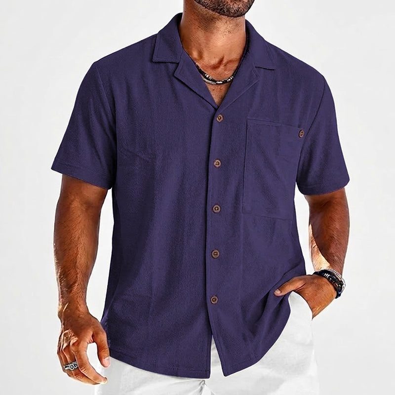 Philip | Linen Short Sleeve Resort Shirt