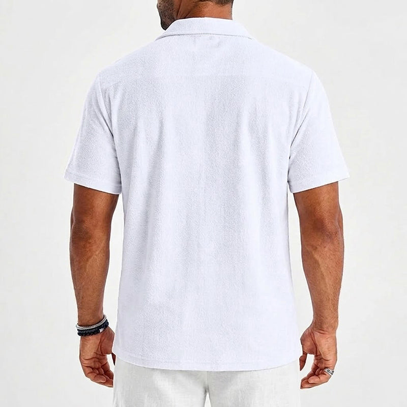 Philip | Linen Short Sleeve Resort Shirt