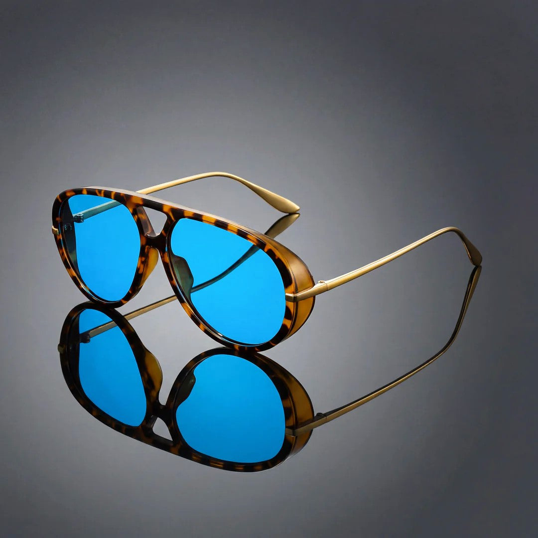 Piera | Slim Frame Aviator Sunglasses