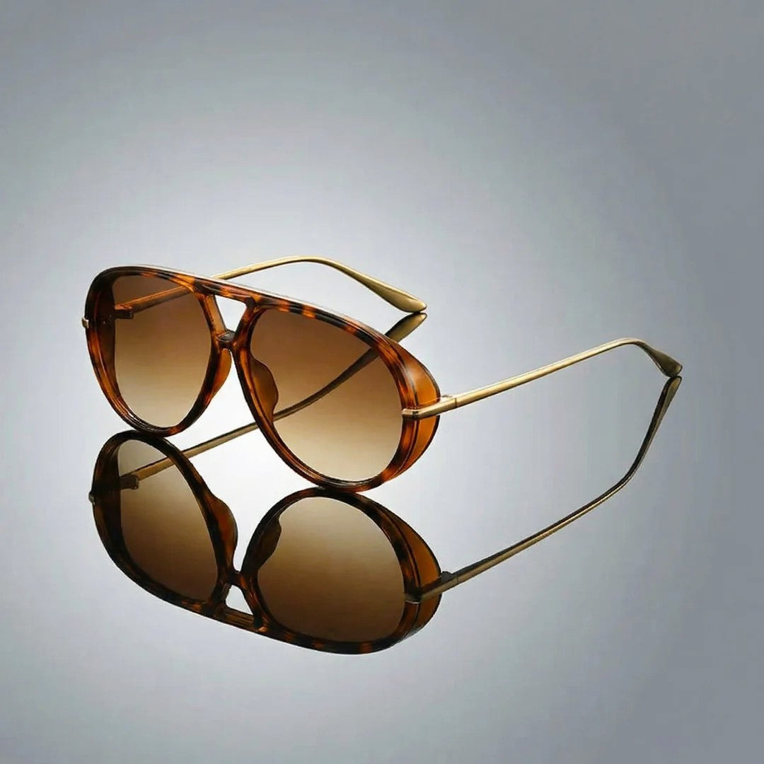 Piera | Slim Frame Aviator Sunglasses
