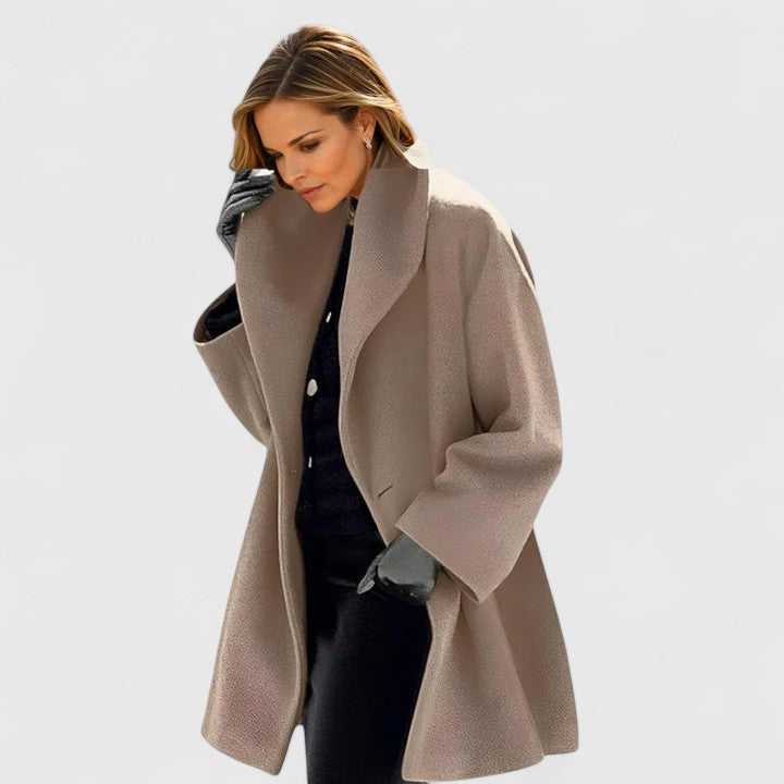 Pippa relaxed everyday coat, khaki