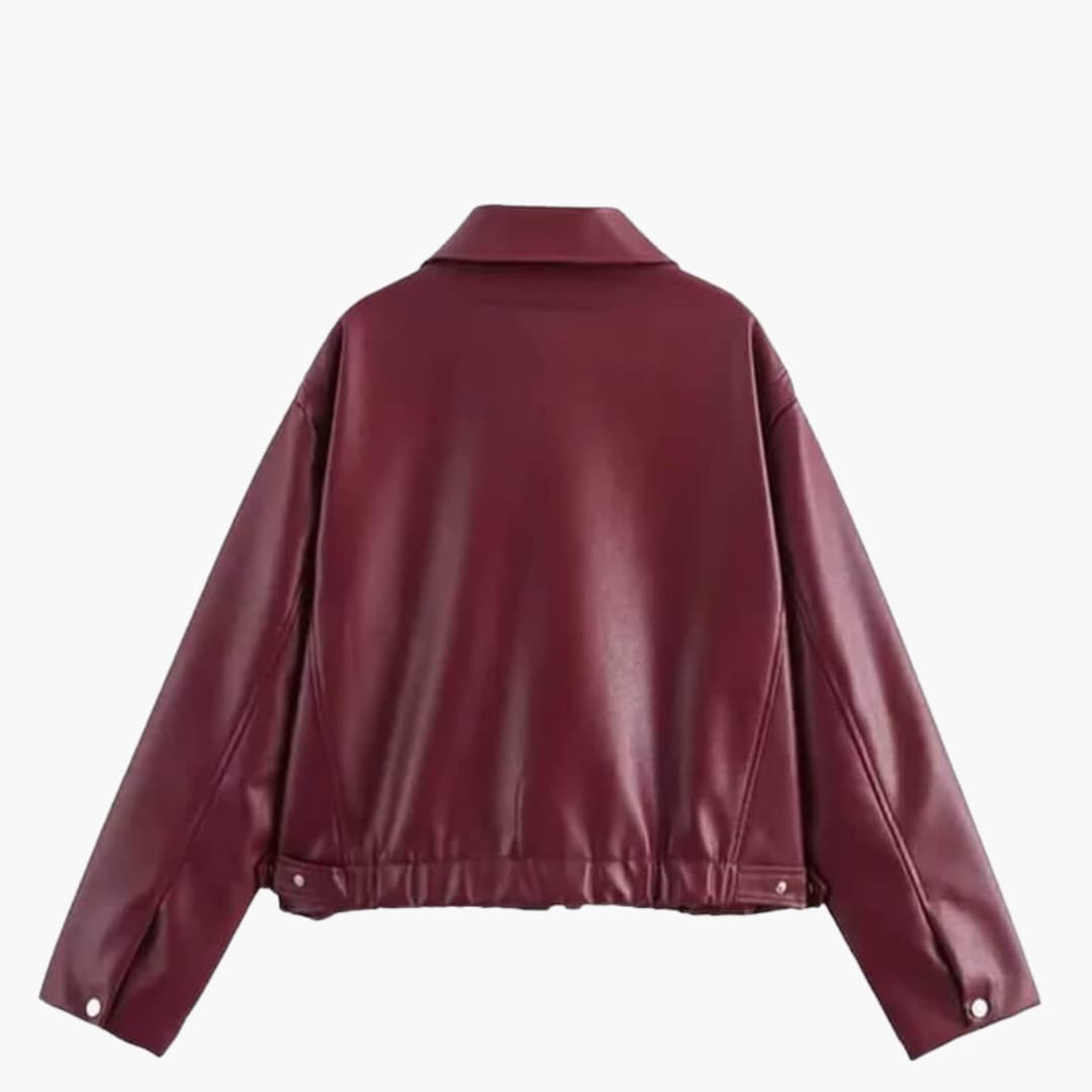 Priscilla textured bomber jacket - side view