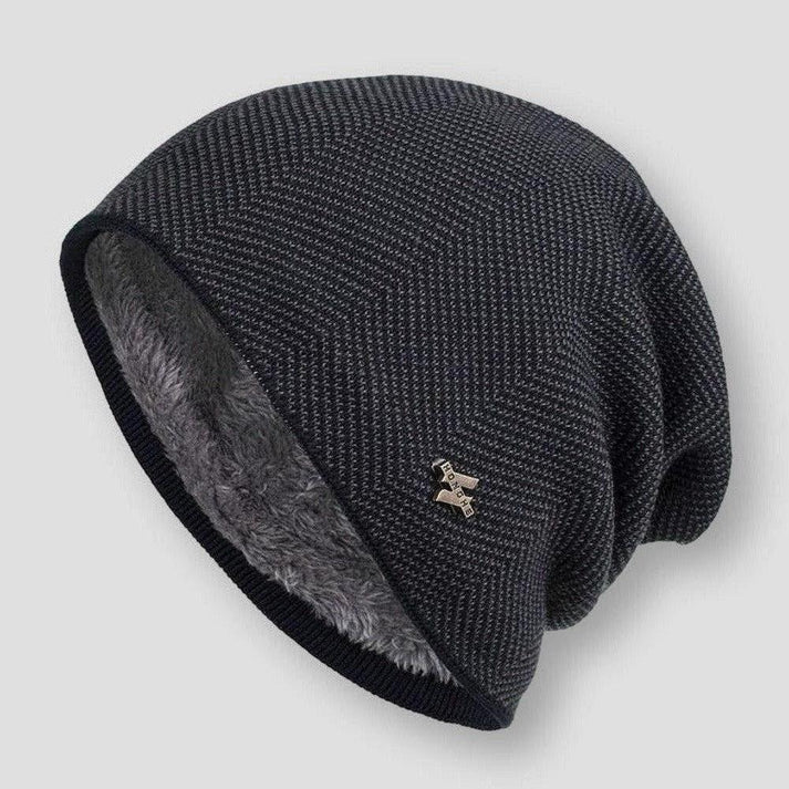 Quillan | Frost Knitted Wool Beanie