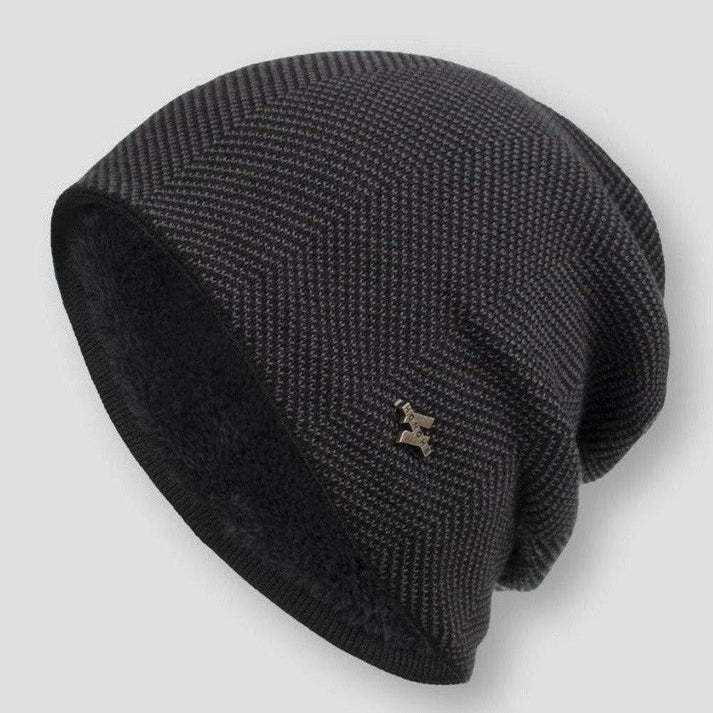 Quillan | Frost Knitted Wool Beanie