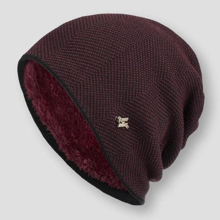 Quillan | Frost Knitted Wool Beanie