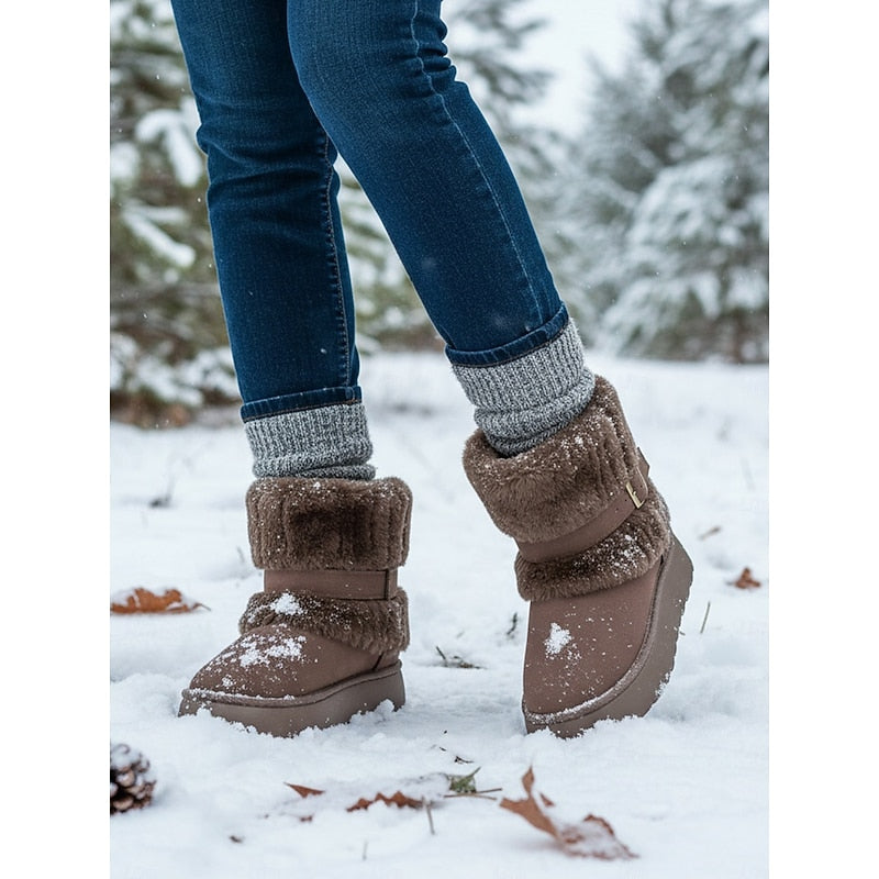 Quintessa | Cozy Fur-Trimmed Snow Boots
