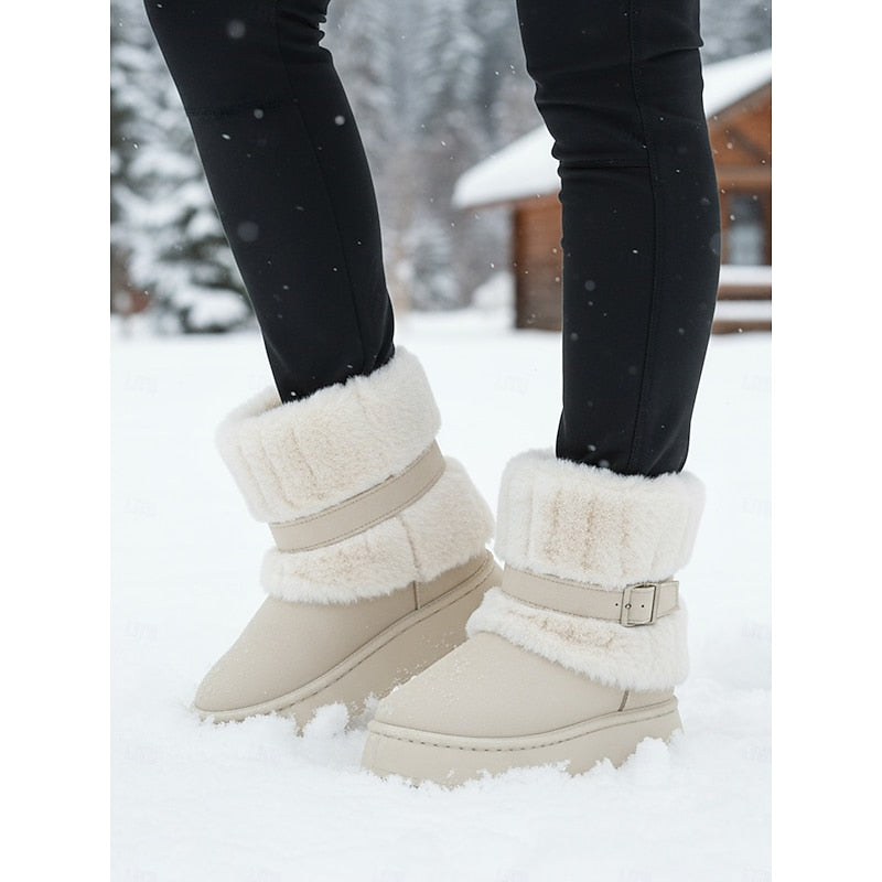 Quintessa | Cozy Fur-Trimmed Snow Boots