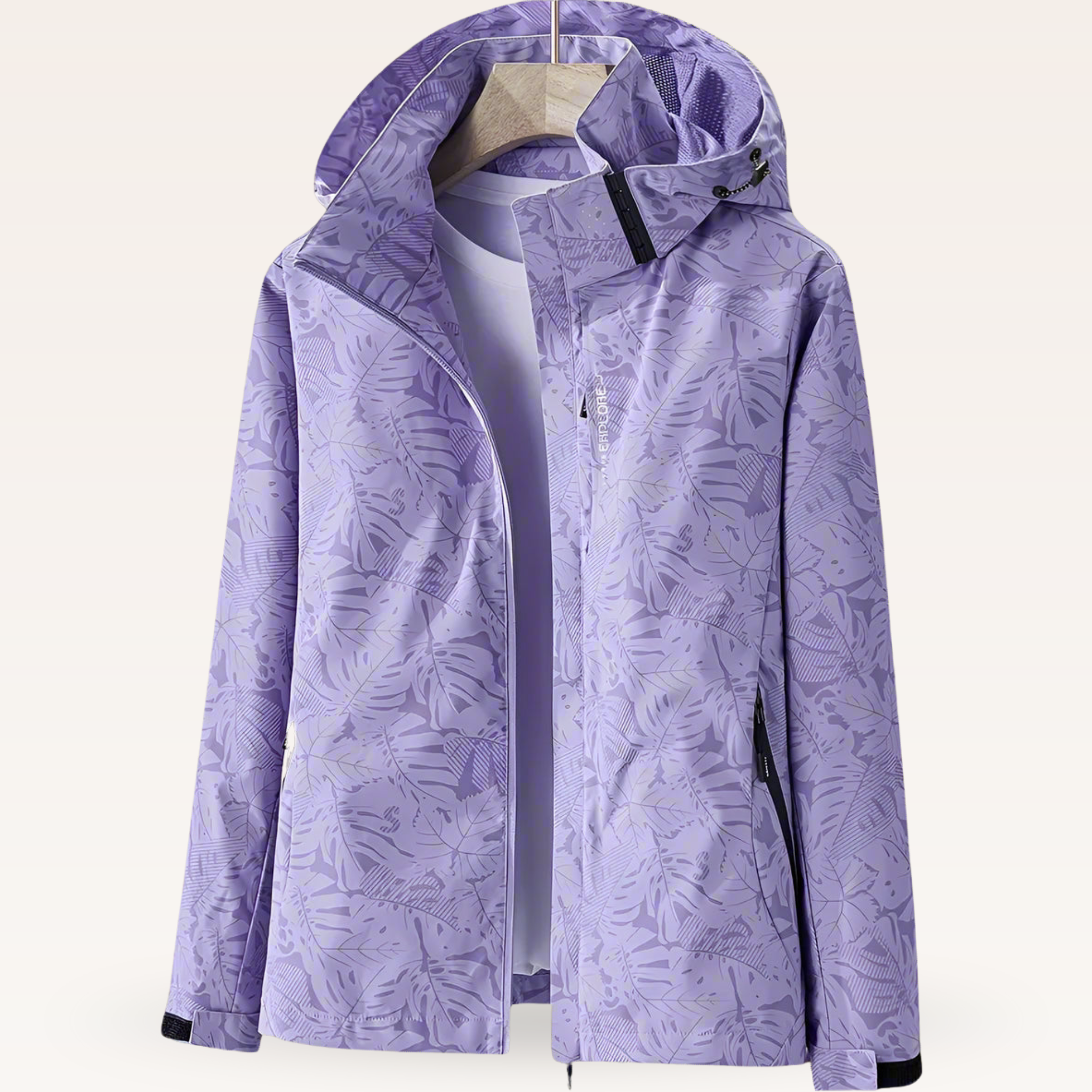 Rachel waterproof summer jacket - styled outfit