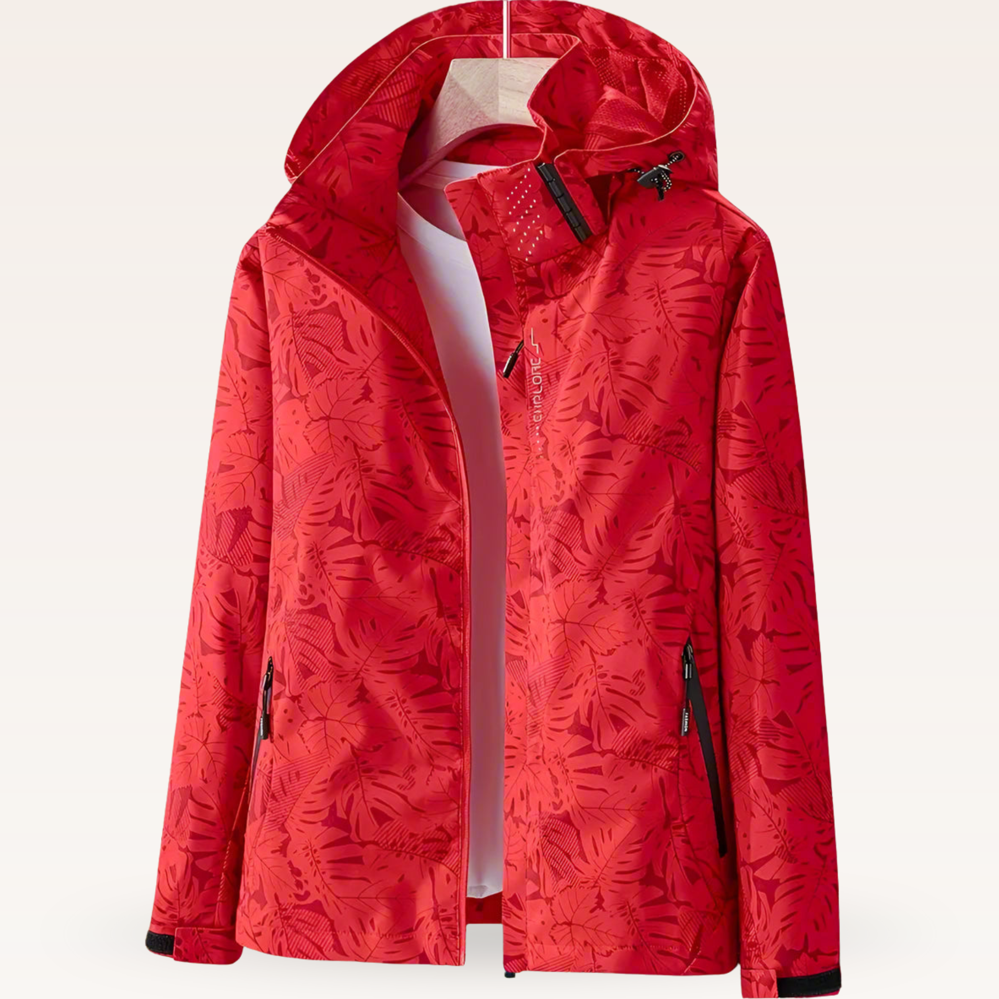 Rachel waterproof summer jacket - detail view