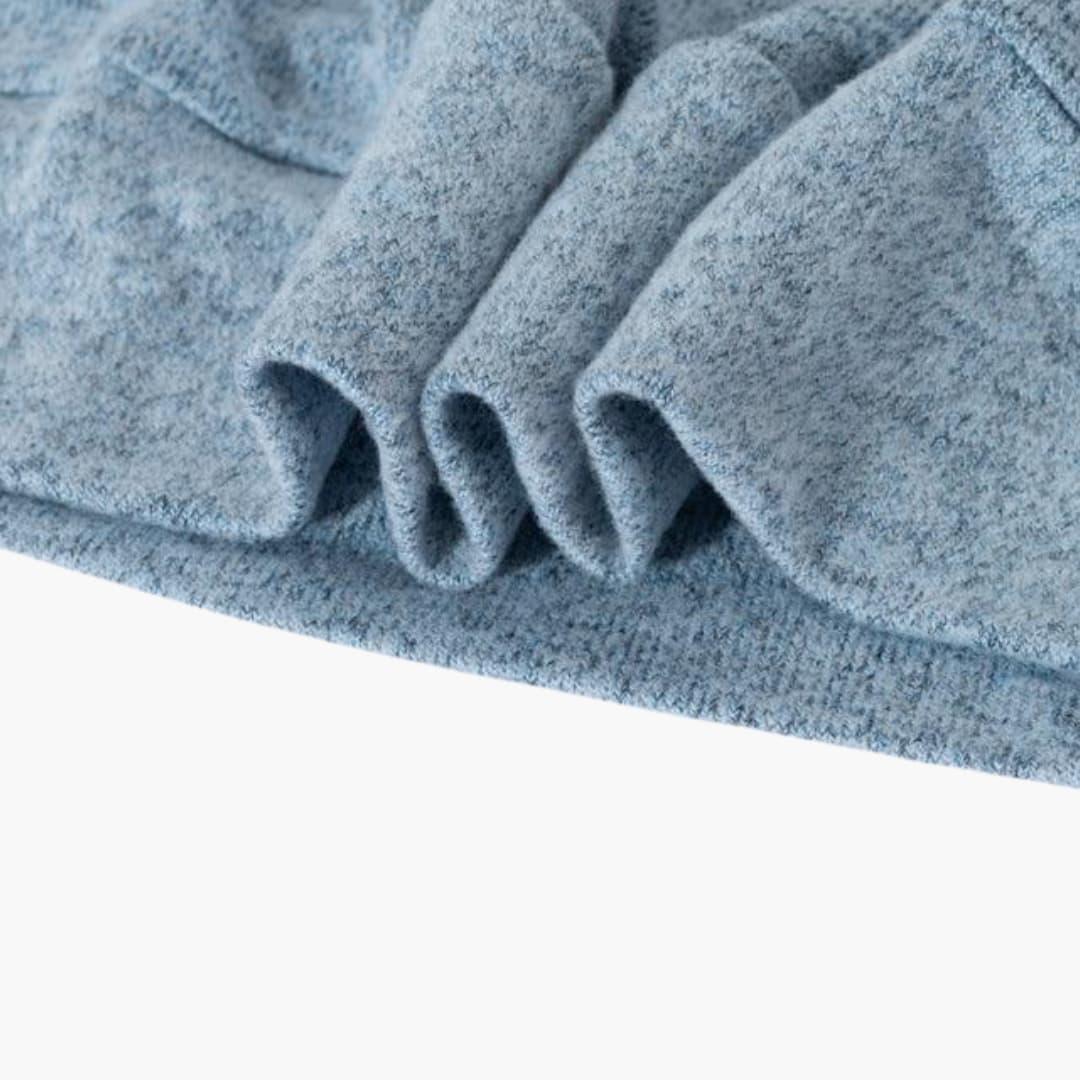 Reagan relaxed crew neck long sleeve shirt - side view