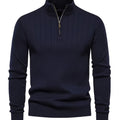 Reid | Quarter-Zip Stand Collar Sweater