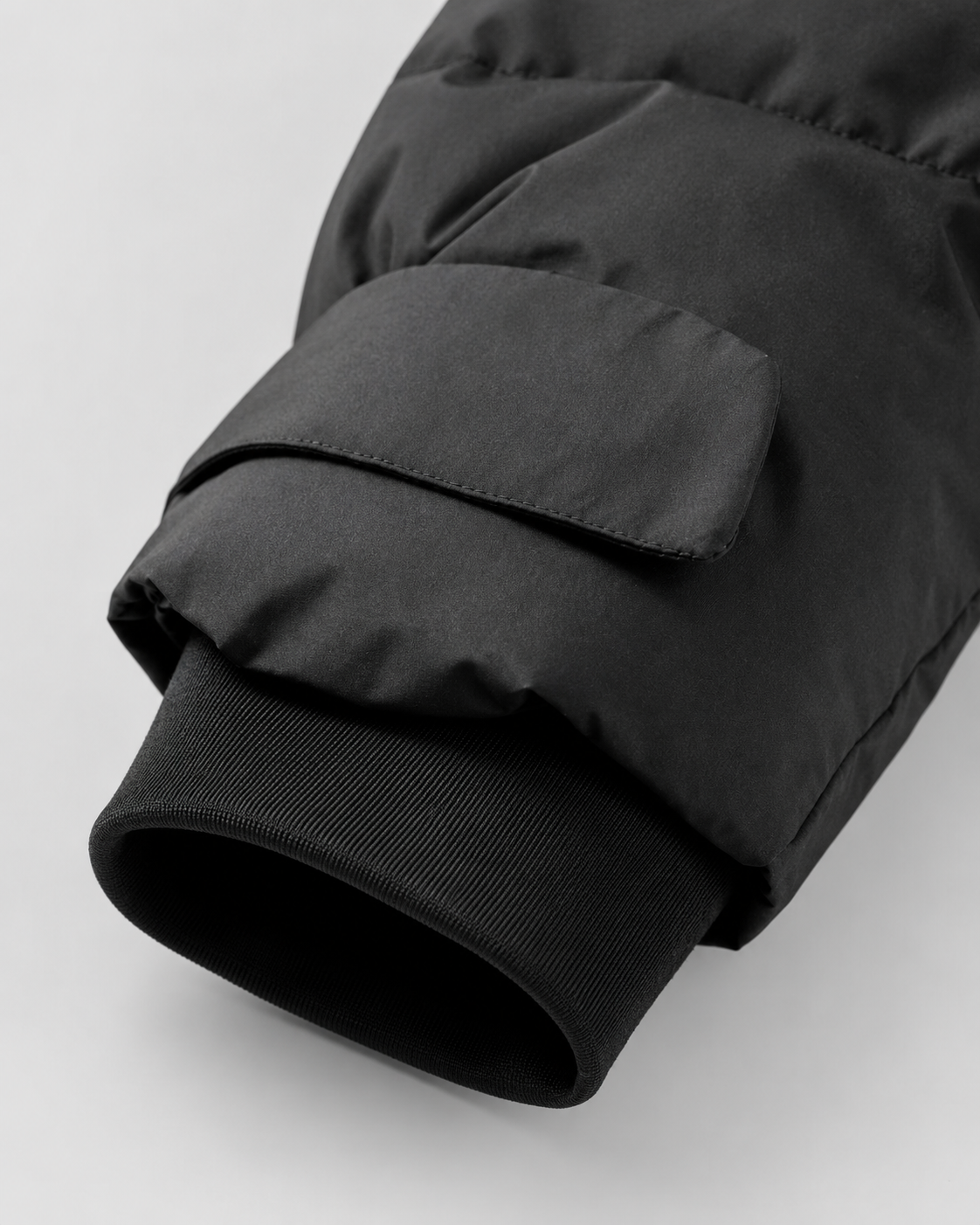 Renee belted hooded puffer jacket - belt detail