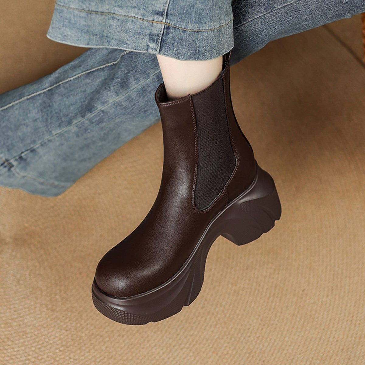 Rhiannon | Sculpted Chelsea Boots
