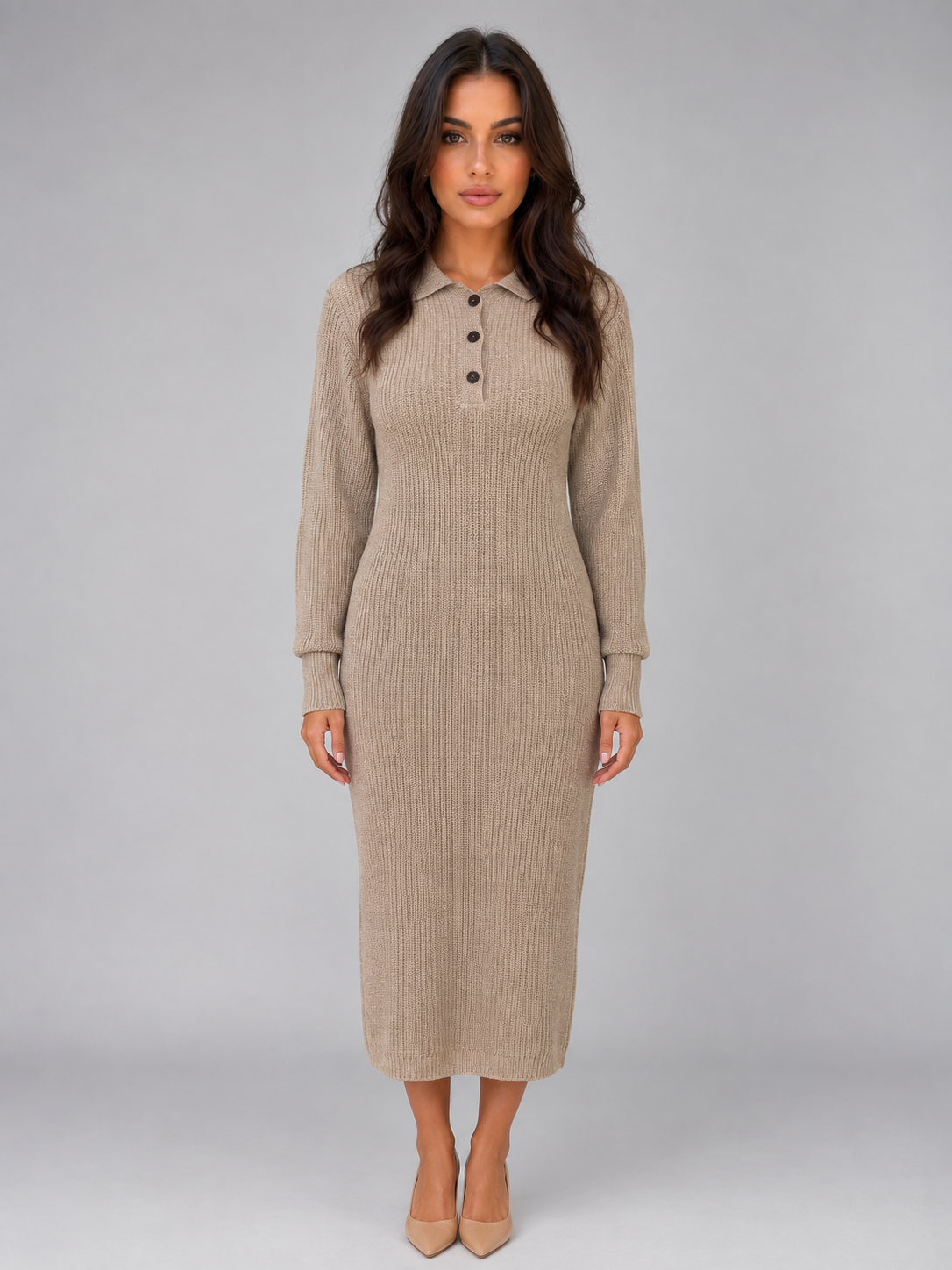 Rita | Knitted Jumper Midi Dress