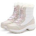 Rosamira | Plush-Lined Lace-Up Snow Boots