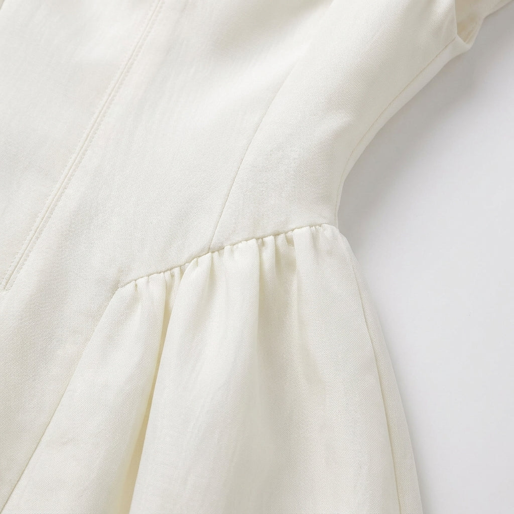Rosemary | Boat Neck Fit and Flare Midi Dress