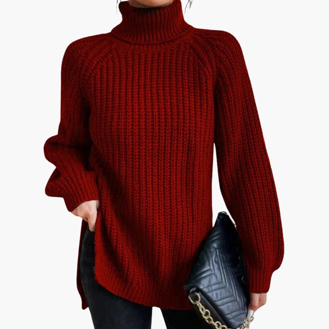 Rosie oversized turtleneck jumper - styled outfit 2