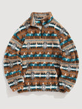 Rowan | Patterned Quarter-Zip Pullover