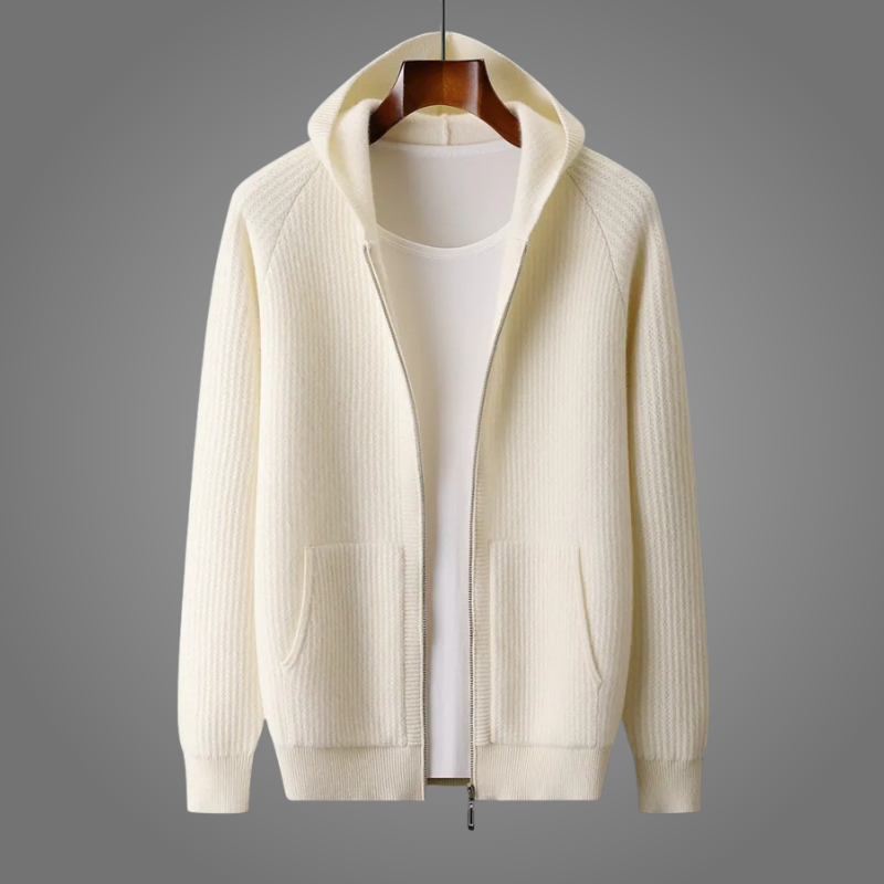 Ryan wool hoodie - front view