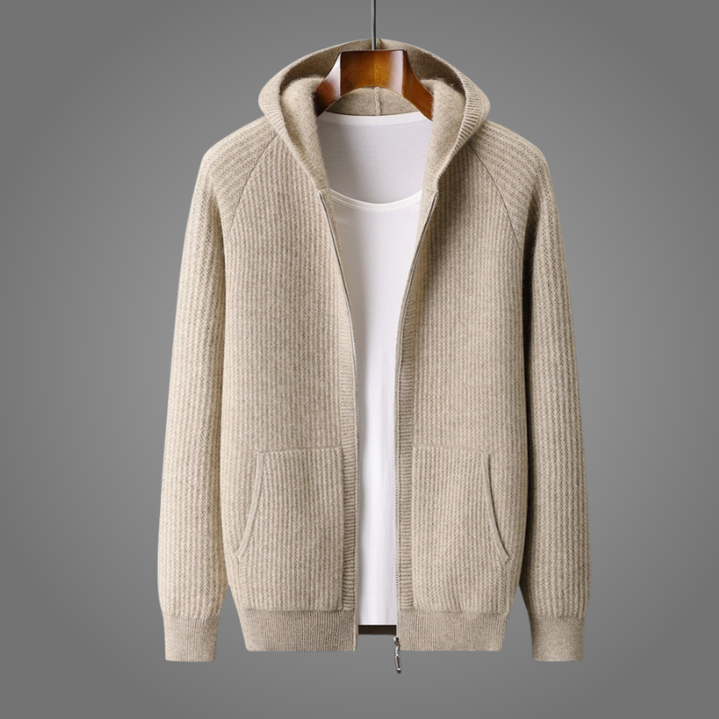 Ryan wool hoodie - full look