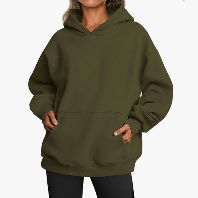 Amarantha | Soft Oversized Pocket Hoodie