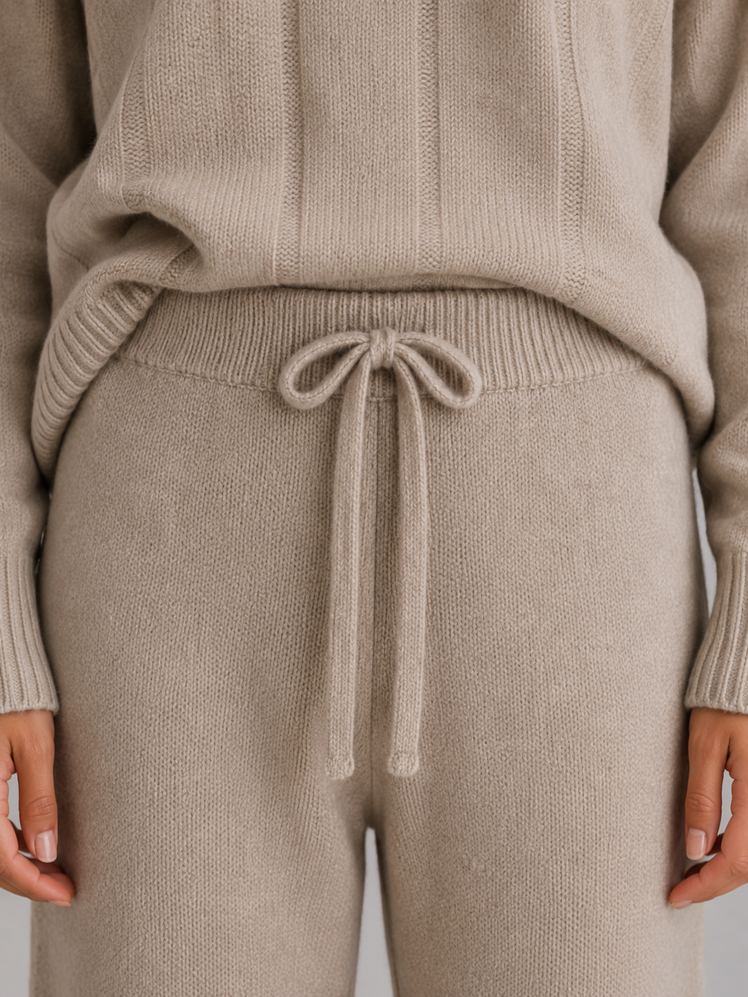 Sadie knitted lounge set two piece co-ord - styled outfit
