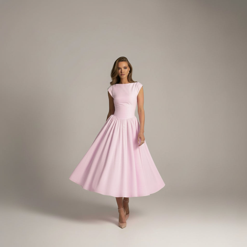 Sarina | A Line Midi Dress