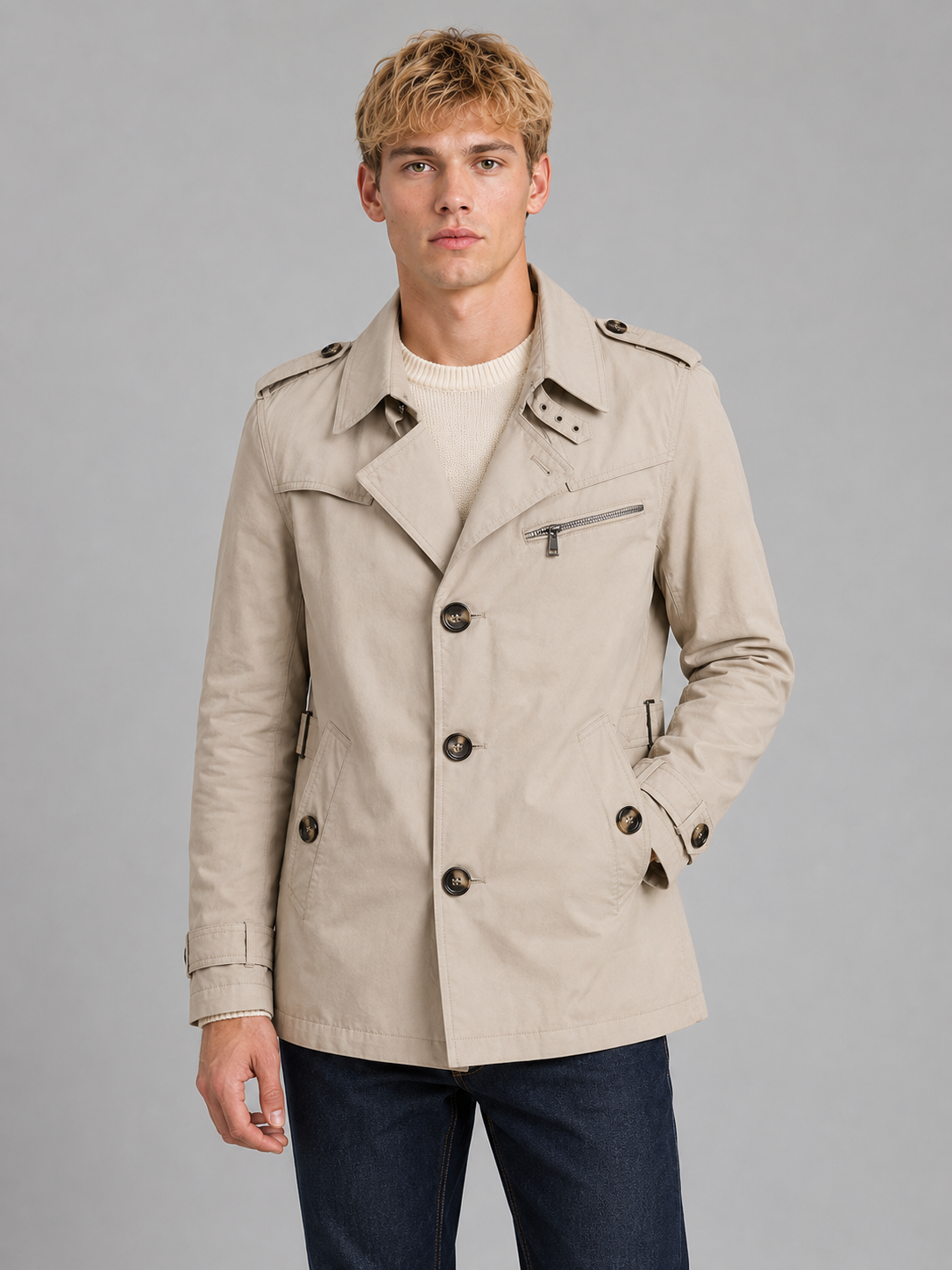 Sebastian | Double Breasted Trench Coat