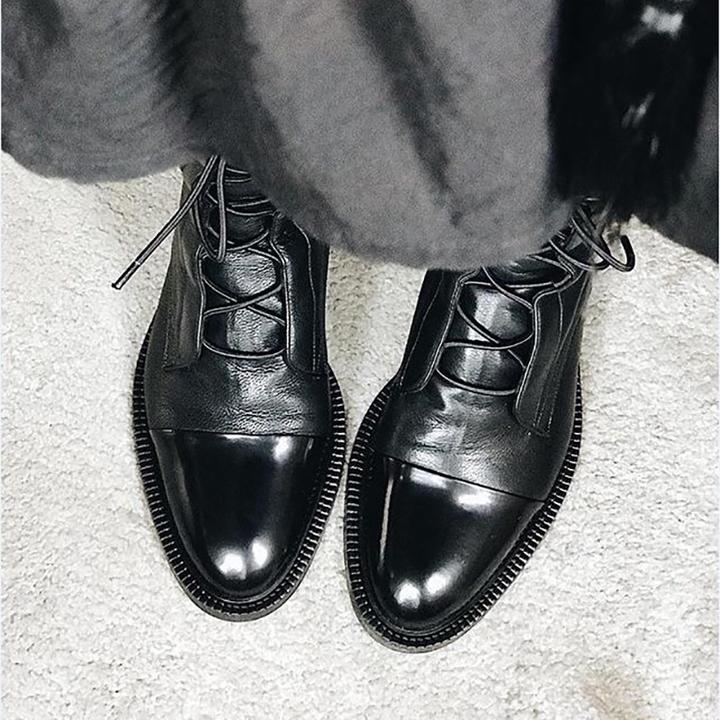 Senna | Lace-Up Heeled Ankle Boots