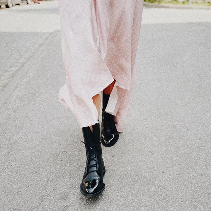 Senna | Lace-Up Heeled Ankle Boots