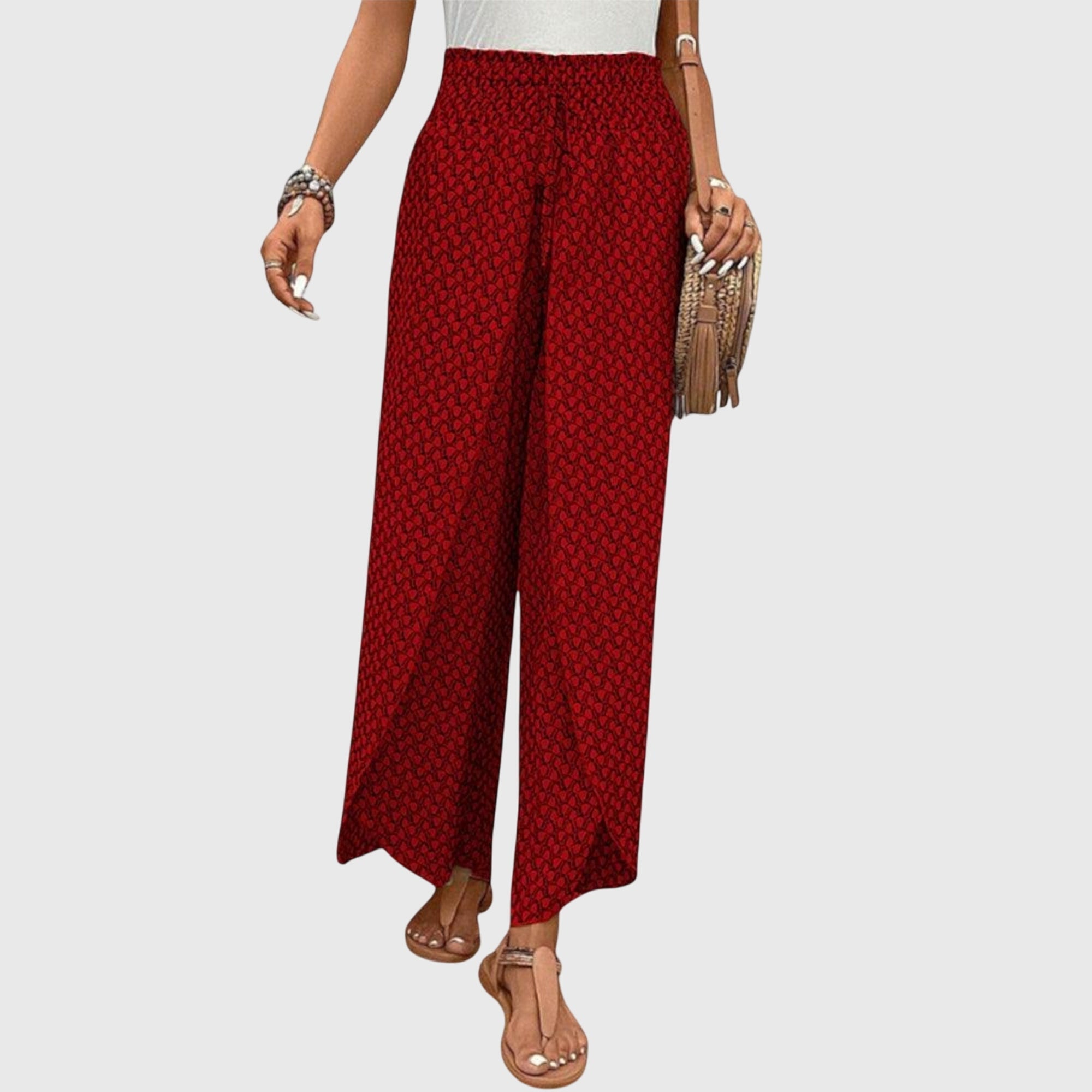 Serena high waist palazzo pants - full look 2