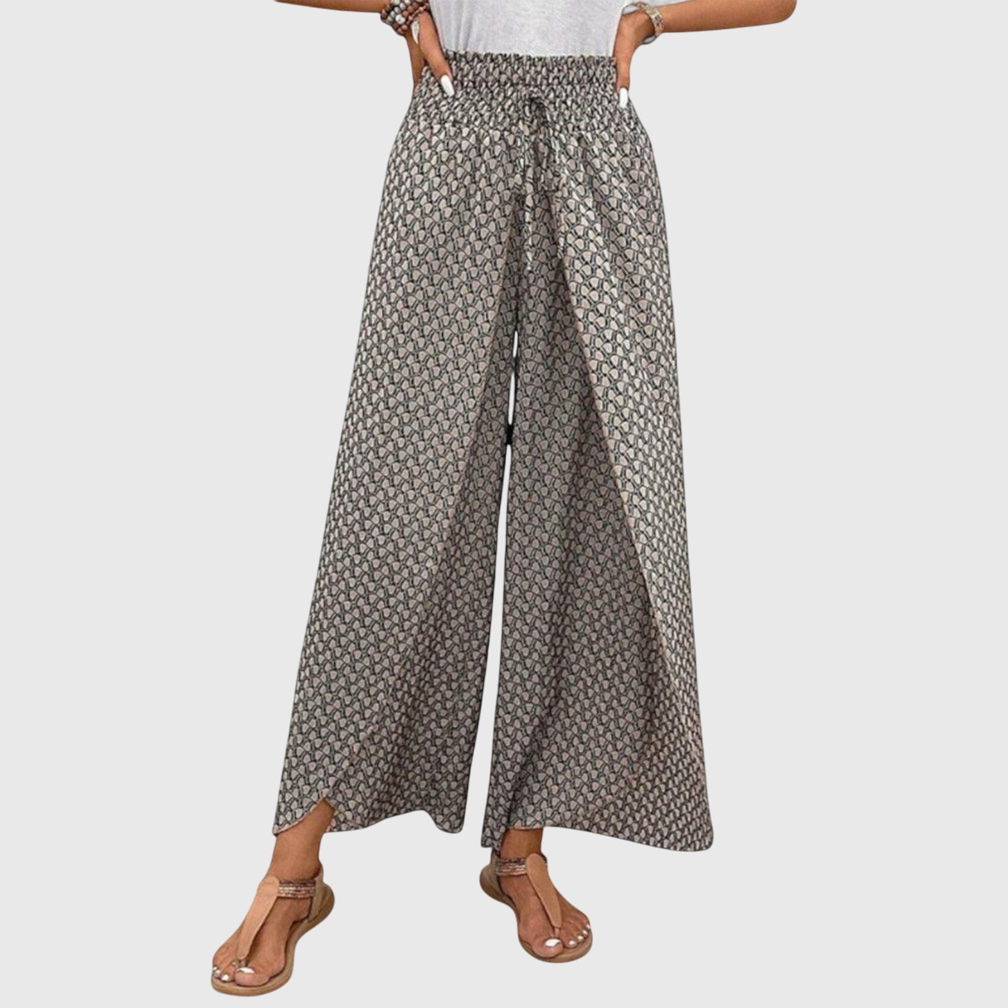 Serena high waist palazzo pants - side view