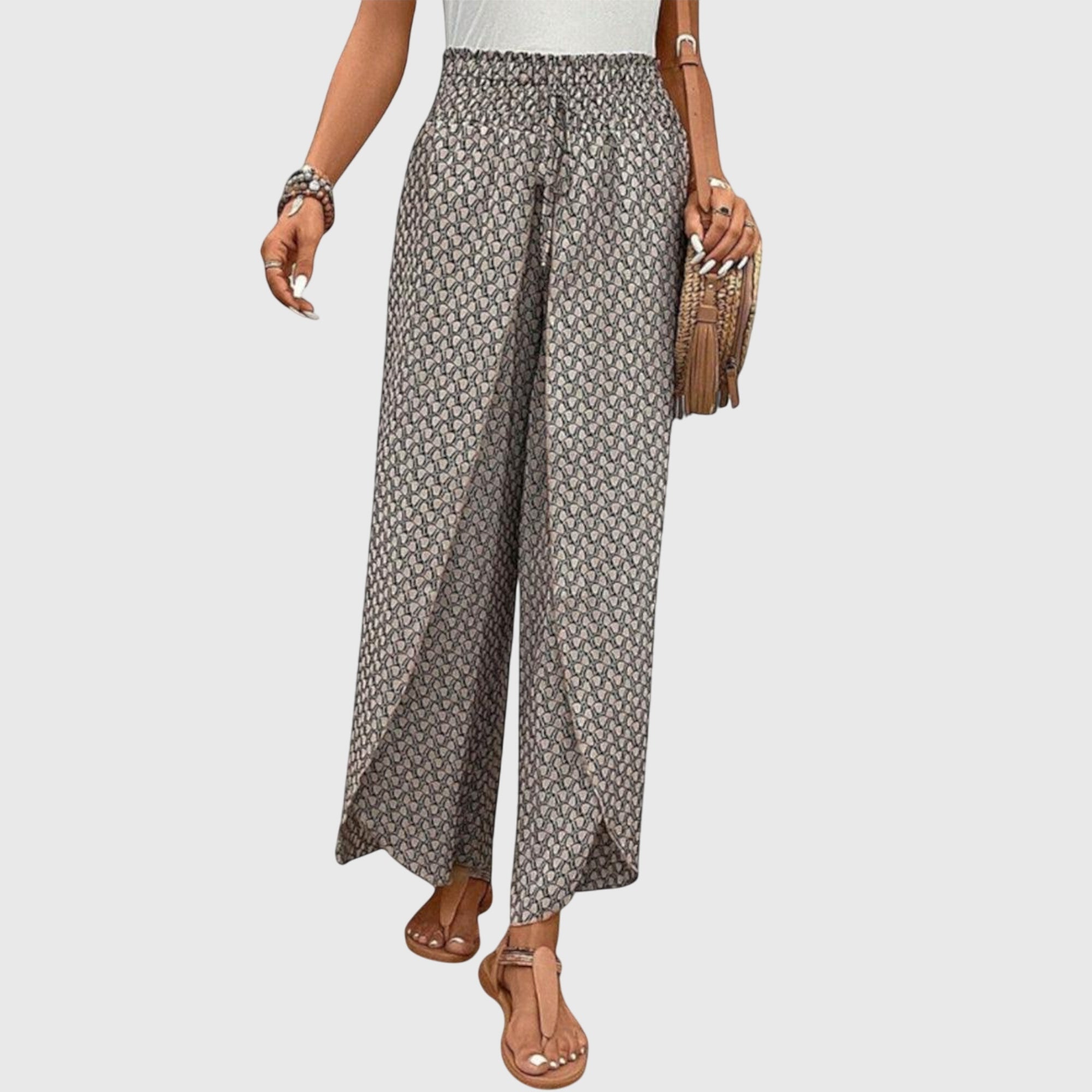 Serena high waist palazzo pants - back view