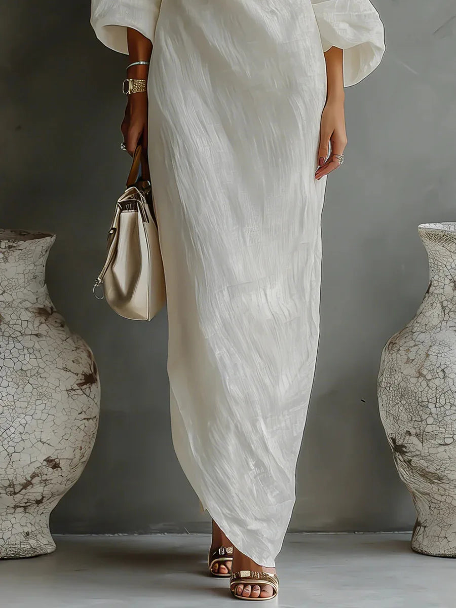 Sheila | Women's One Shoulder Maxi Dress
