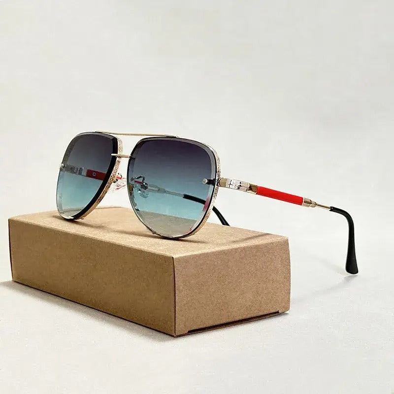 Silvio | Classic Aviator Gradient Sunglasses
