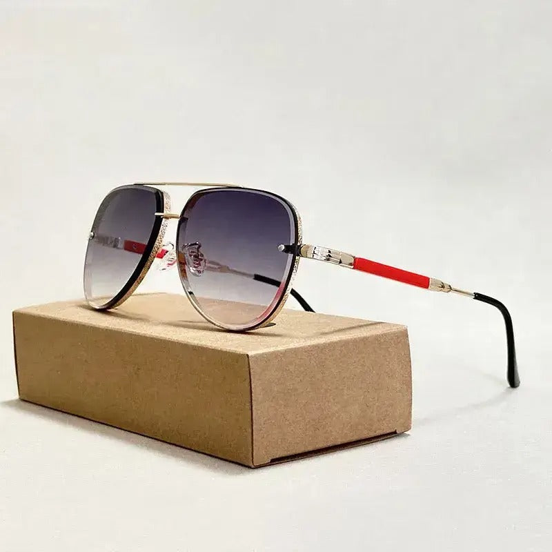 Silvio | Classic Aviator Gradient Sunglasses