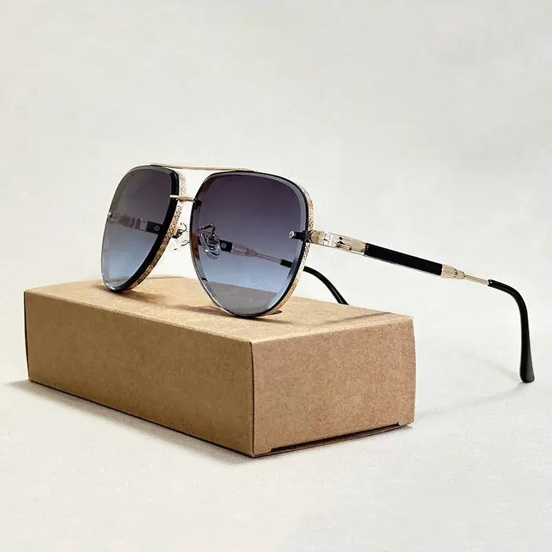 Silvio | Classic Aviator Gradient Sunglasses