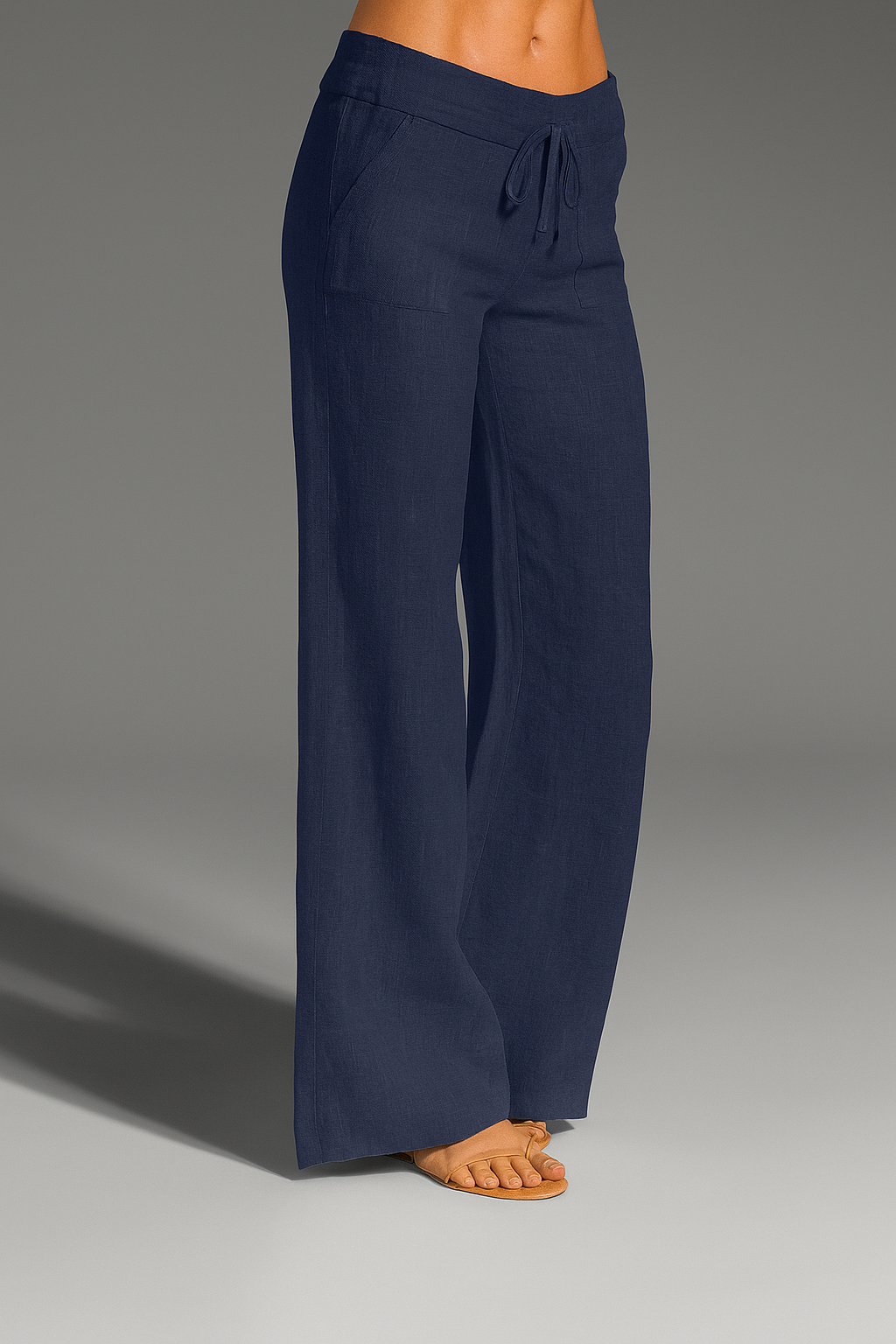 Simone wide leg palazzo pants - back view