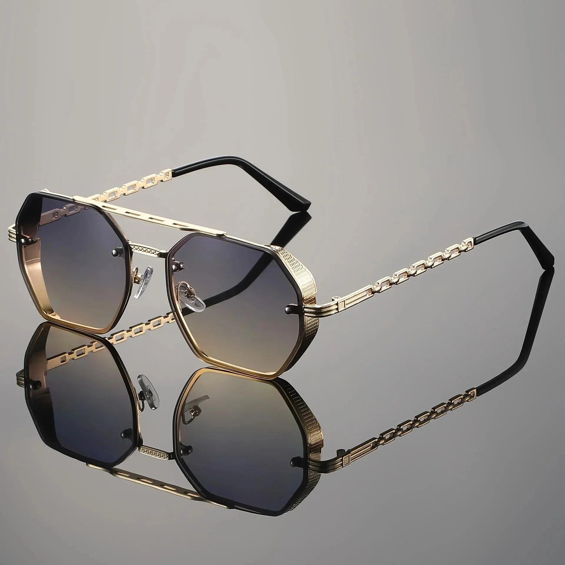 Skyler | Gold-Accent UV400 Sunglasses