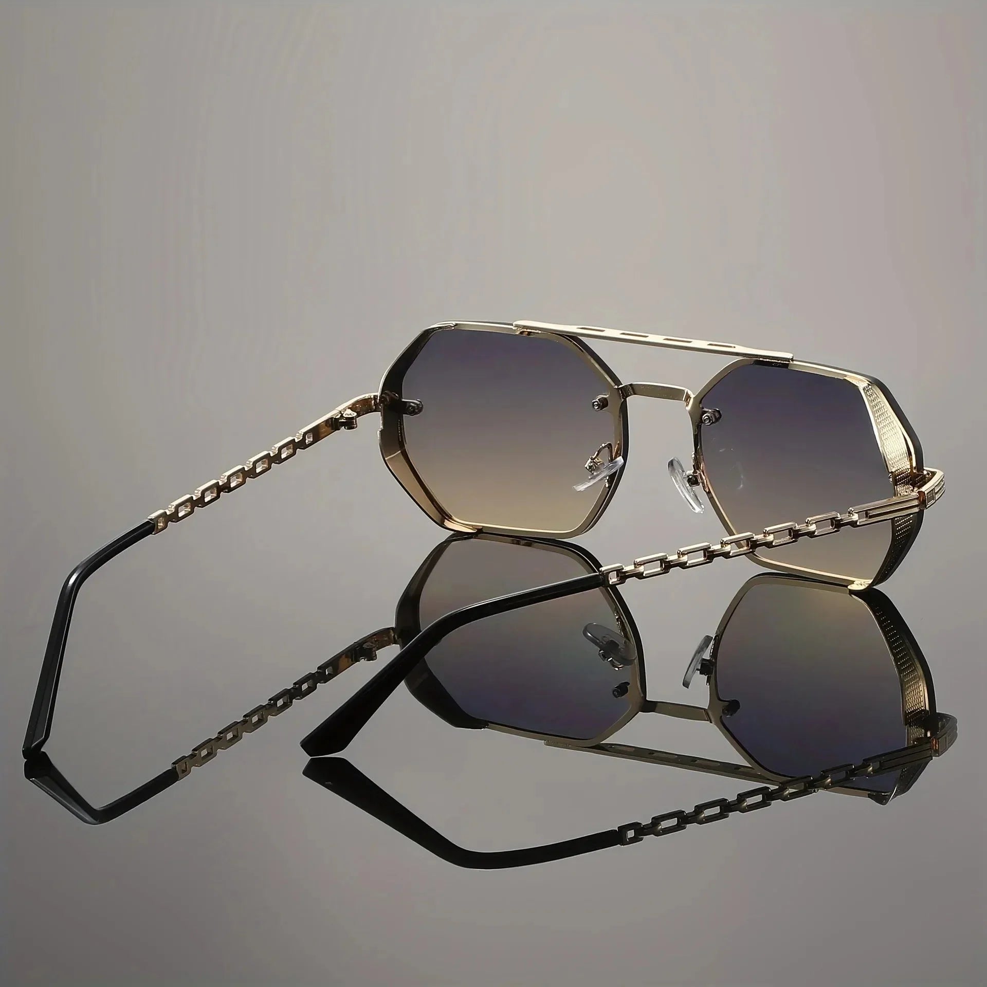 Skyler | Gold-Accent UV400 Sunglasses