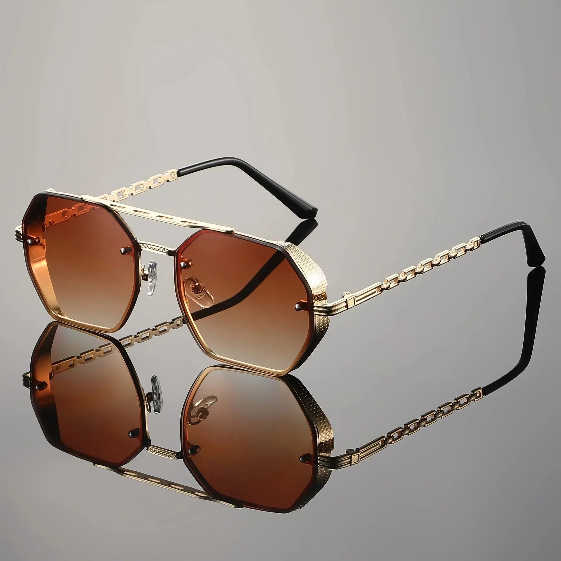 Skyler | Gold-Accent UV400 Sunglasses