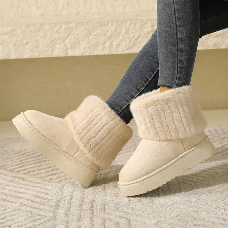 Sorrelia | Plush-Trim Slip-On Snow Boots