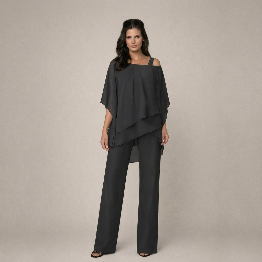 Stephanie | Women's Off Shoulder Wide Leg Set