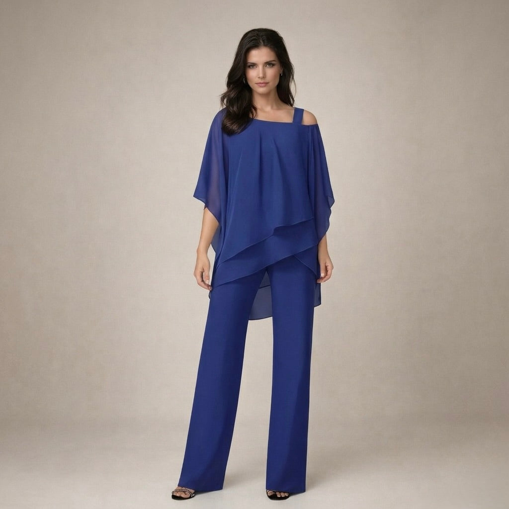 Stephanie | Women's Off Shoulder Wide Leg Set