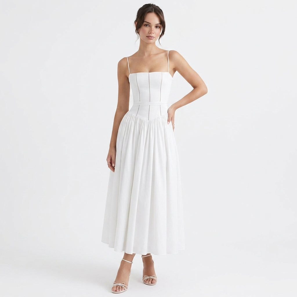 Tatiana | Corset Midi Dress