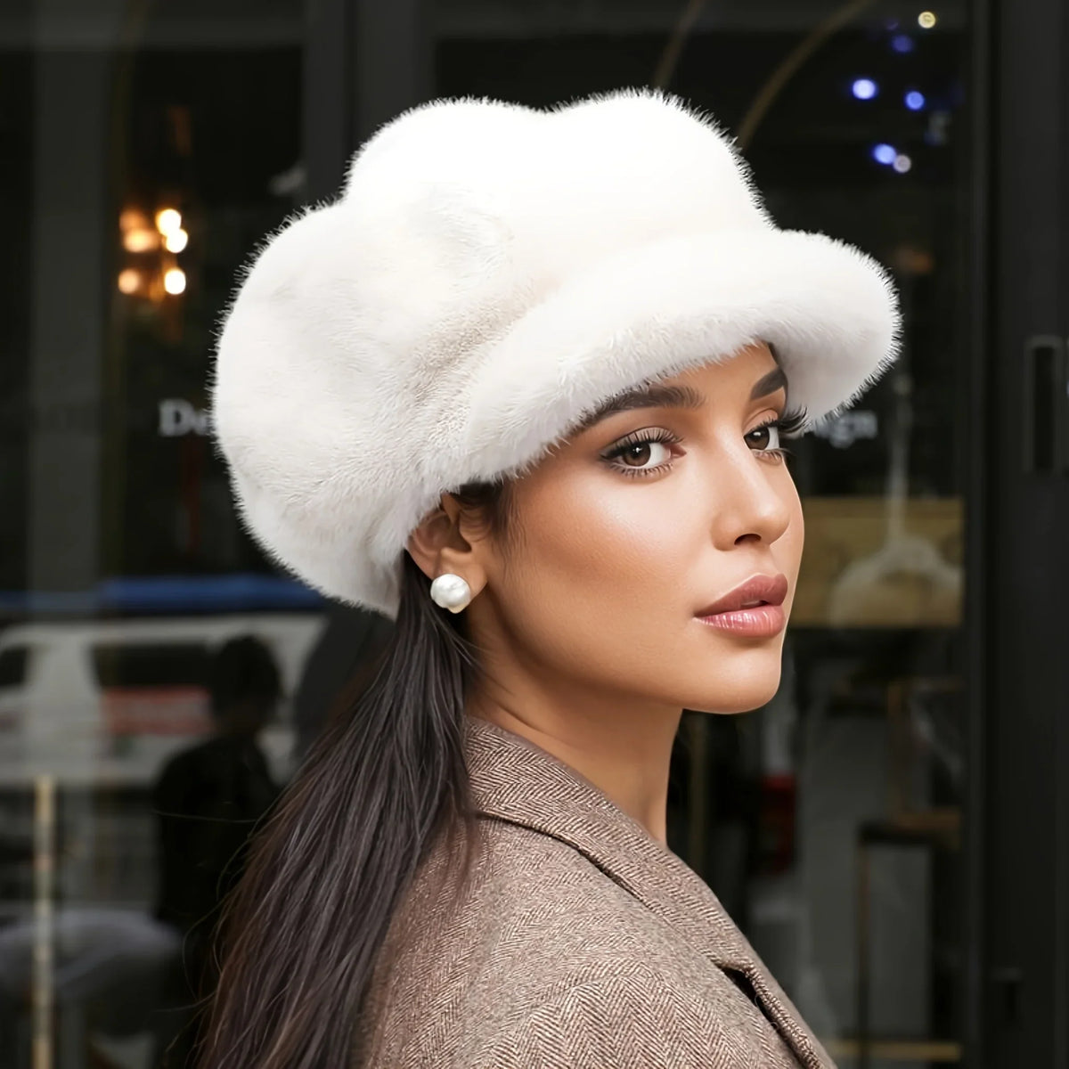 Tavish | Cloud Fur Hat