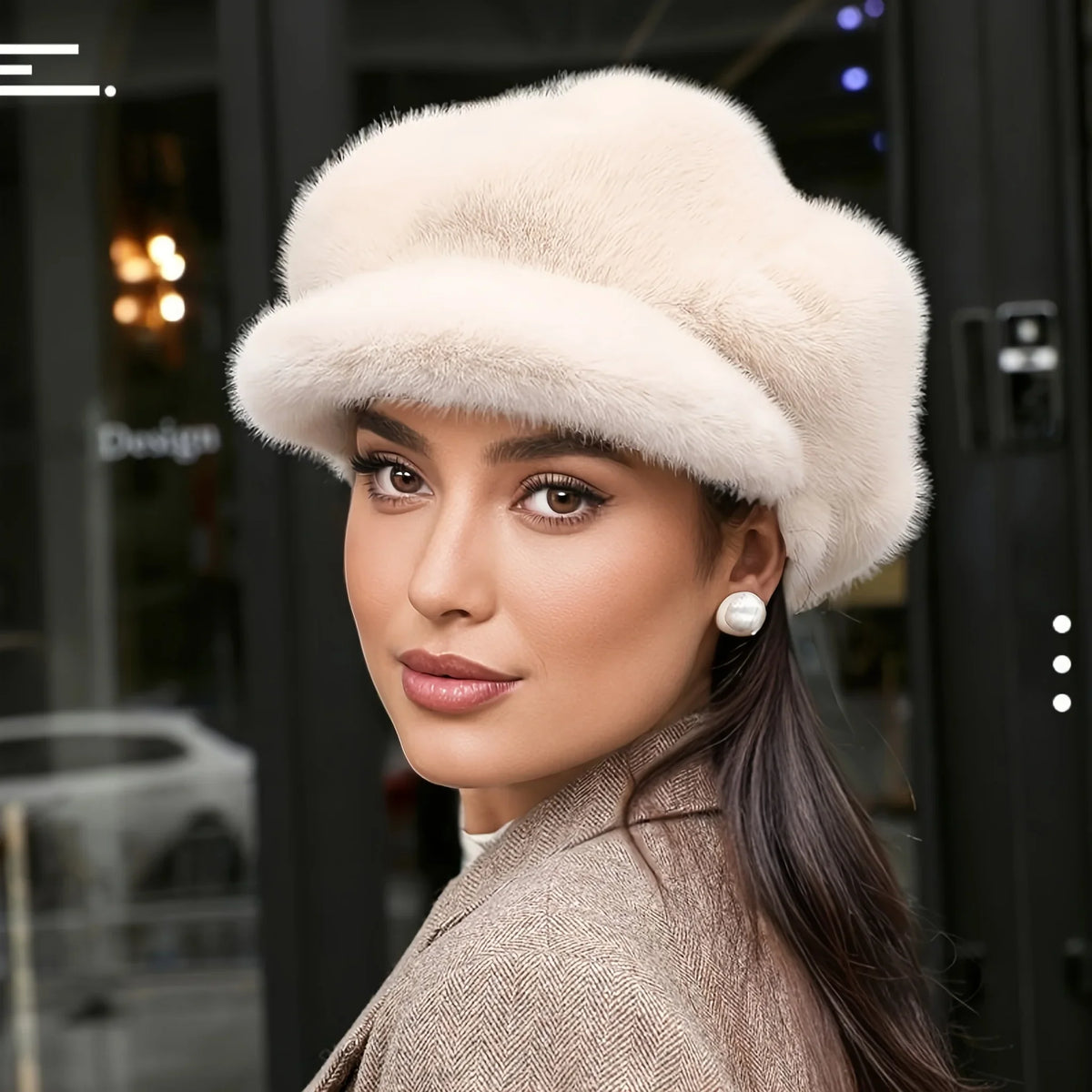 Tavish | Cloud Fur Hat