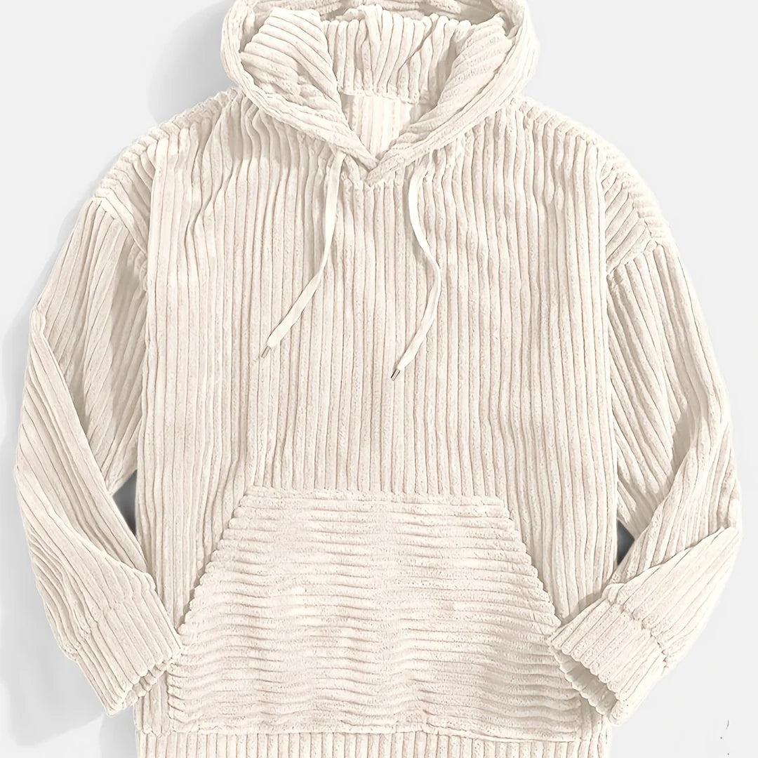 Thaddeus | Ribbed Pullover Hoodie
